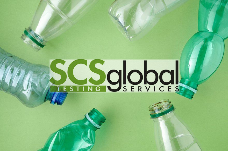 flat lay with plastic bottles isolated on green background.jpg